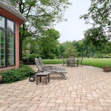 Patio paver cleaning and sealing