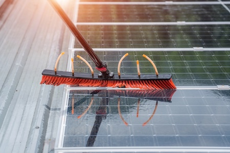 Summer pollen and dust impact solar efficiency mt lebanon