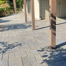 Complete patio paver cleaning and sealing restoration in Upper St. Clair, Pa