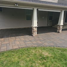 Enriched patio paver cleaning, re-sanding & sealing in Pittsburgh, Pa