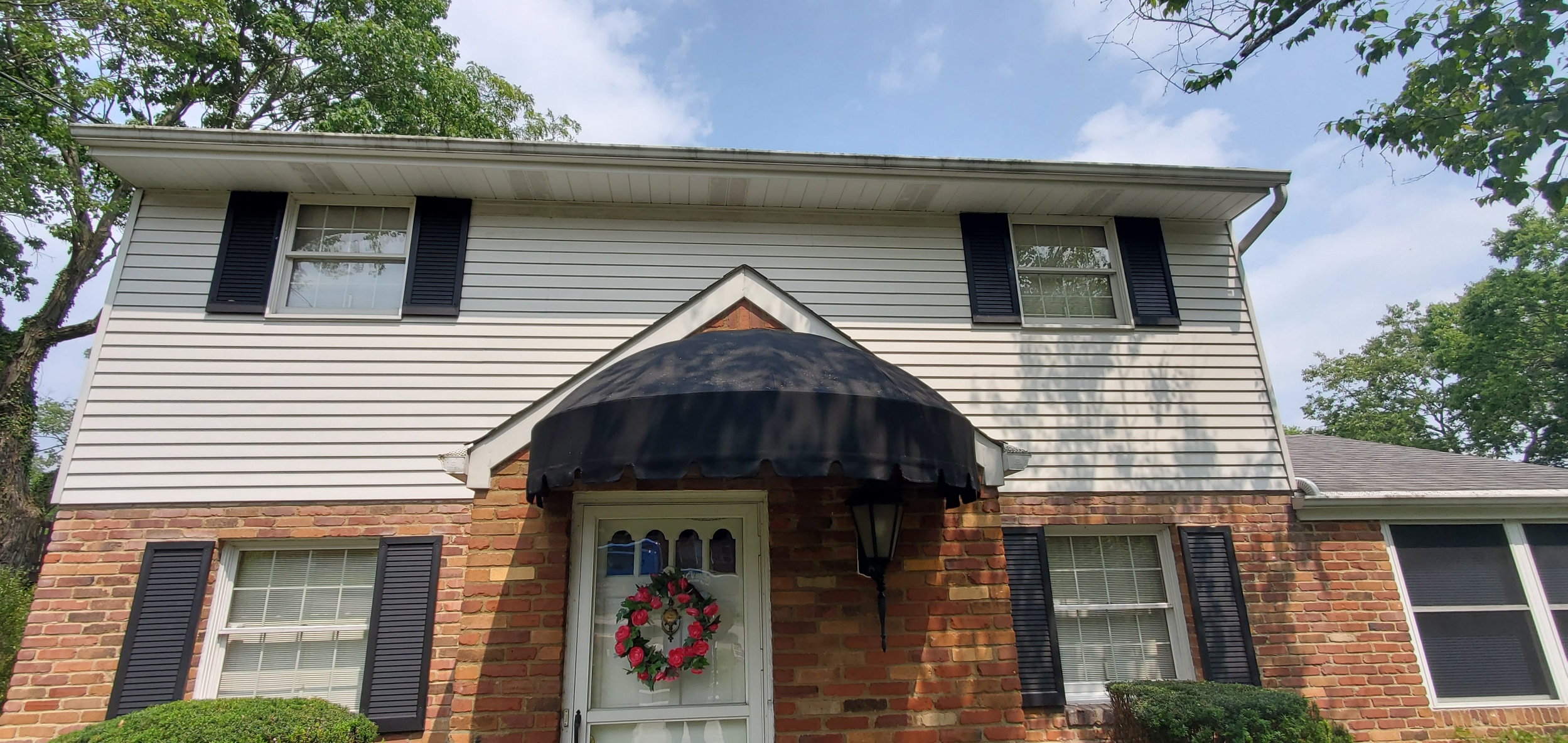 Pressure washing and deep awning cleaning in Jefferson Hills, Pa