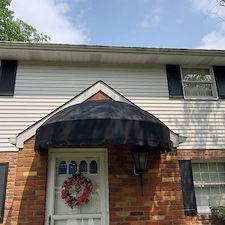 Pressure washing and deep awning cleaning in Jefferson Hills, Pa