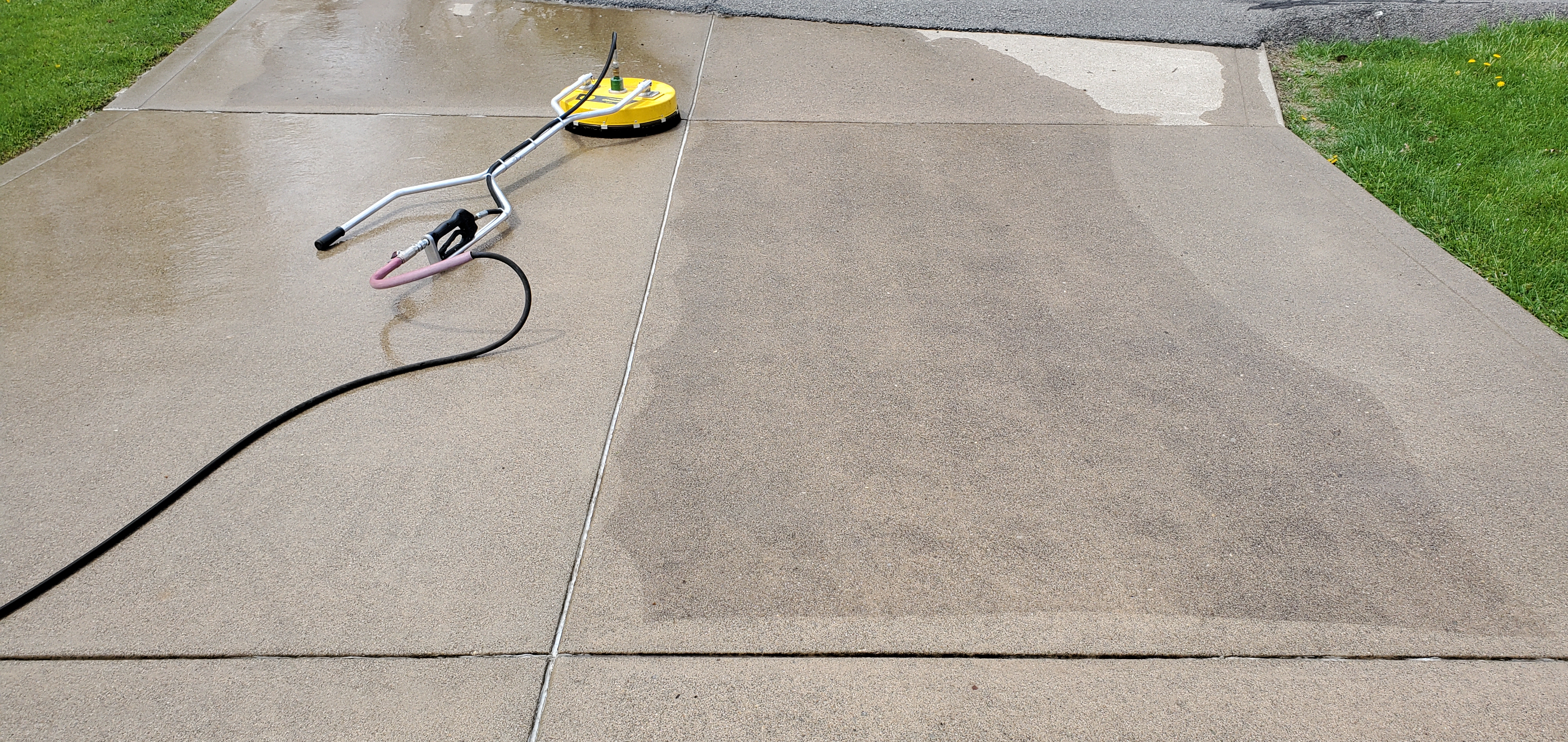 Pristine concrete cleaning in Rostraver Township, Pa