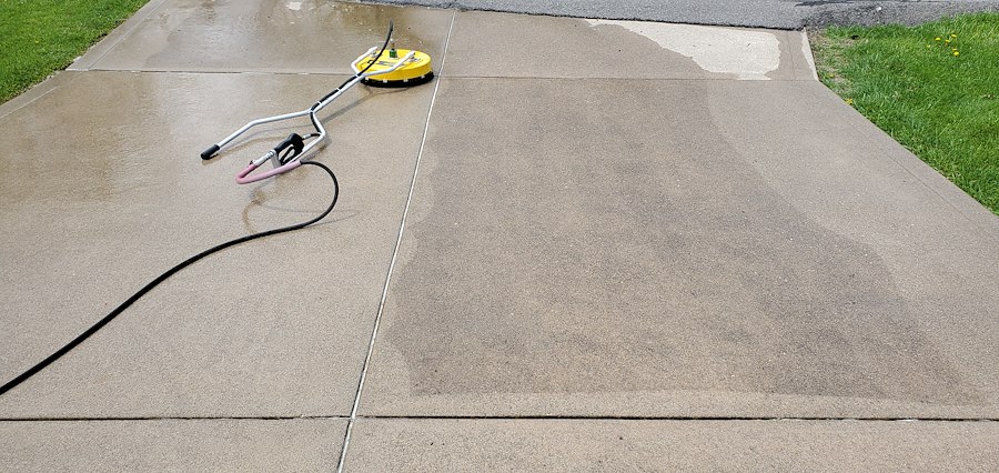 Pristine concrete cleaning in Rostraver Township, Pa